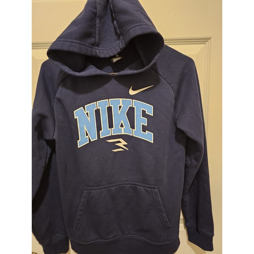 Nike Hoodie Youth Large (12–13Y) Navy Blue‎ Pullover– 3Brand by Russell Wilson
